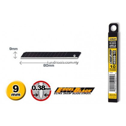 Olfa ASBB-10 9mm Ultra Sharp Standard Blade (10pcs per pack)